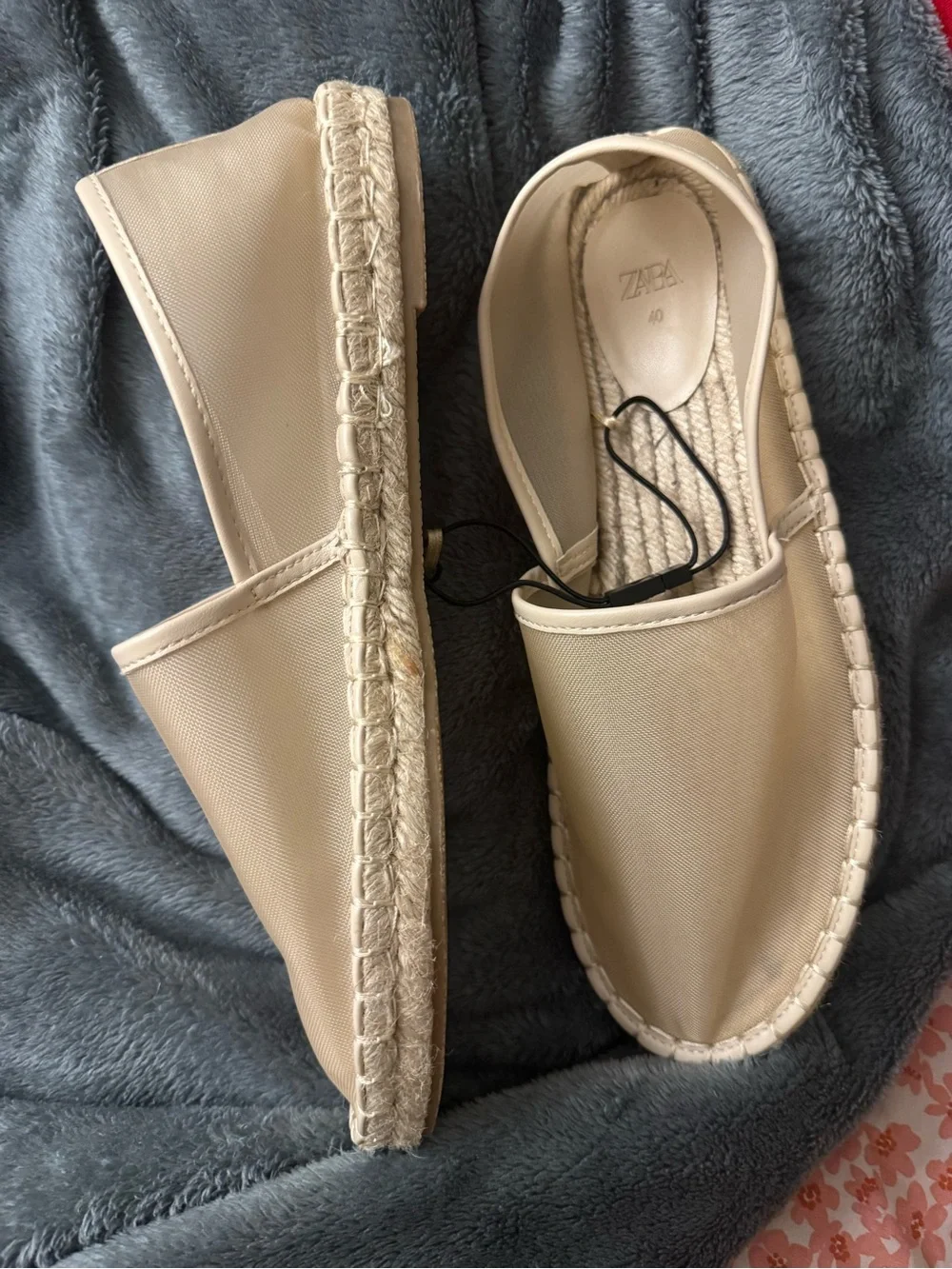 Zara espadrille slip